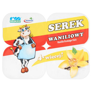 Serek homogenizowany waniliowy 150g Rolmlecz 4pak