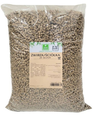 Żwirek Ekologiczny Pellet Ściółka dla zwierząt domowych biodegradowalna sło