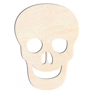 Drewniana ozdoba decoupage na halloween H009 15cm