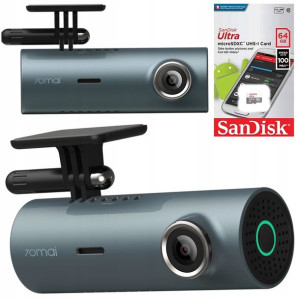 70mai M300 język PL + karta SANDISK 64 GB 100 MB/s
