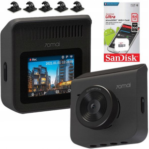 Kamera samochodowa 70mai A400 145° język PL 64GB