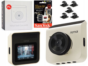 Kamera samochodowa 70mai A400 145° język PL 128GB