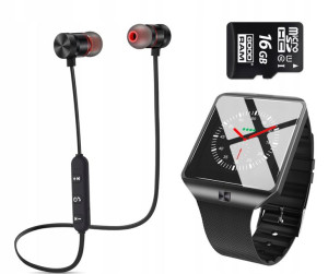 Smart-watch zegarek +bezprzewodowe słuchawki +16GB