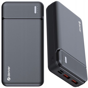 Denver Powerbank 20000 Mah 2x Usb-a + Usb-c Qc 18w