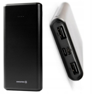 Swissten Powerbank 10000 Mah 2x Usb 10,5w 1x Usb-c
