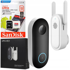 Wideodzwonek do drzwi IMILAB Video Doorbell + 32GB