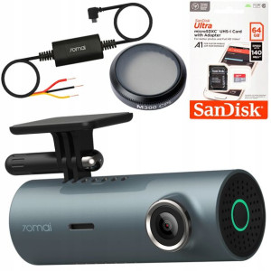 Wideorejestrator 70mai M300 + parking + CPL + 64GB