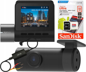 Kamera 70mai A500S + wewnętrzna + UP02 + 32GB