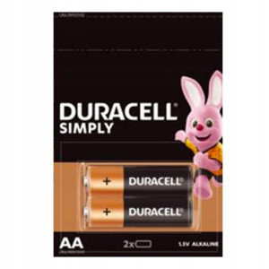 Baterie Alkaliczne Zestaw 2 Szt Aa Lr6 Duracell