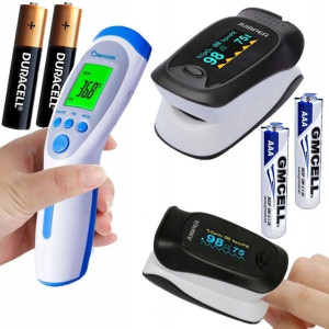 Pulsoksymetr Medyczny Napalcowy Oled + Termometr