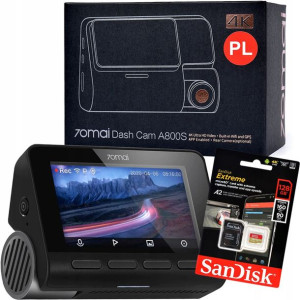 Kamera samochodowa 70mai A800S 4K + 128Gb/160Mb/s