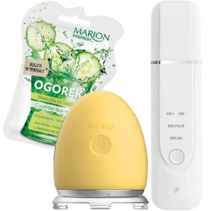 ZESTAW NA PREZENT inFace Peeling + Masażer + MASKA