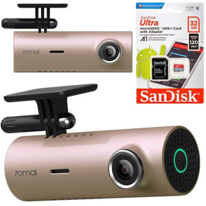 70mai M300 język PL + karta SANDISK 32GB 120 MB/s