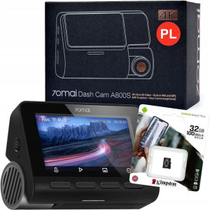 Kamera samochodowa 70mai A800S 4K + karta 32GB