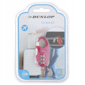 DUNLOP Kłódka do walizki szafki siłownię na szyfr