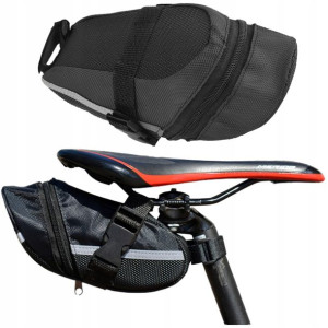 Torba Rowerowa Etui Sakwa 1l Pod Siodełko Czarna