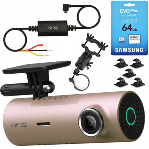 Wideorejestrator 70mai M300 + UCHWYT + UP02 + 64GB