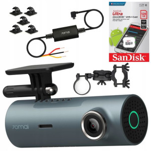 Wideorejestrator 70mai M300 + UCHWYT + UP02+ 128GB