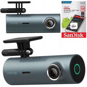 70mai M300 język PL+ karta SANDISK 128 GB 100 MB/s