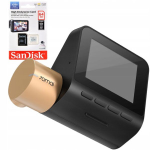 Kamera 70mai Dash Cam Lite 2 + karta pamięci 64GB