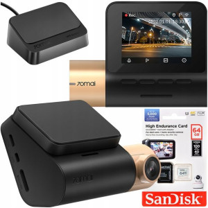 Wideorejestrator 70mai Dash Cam Lite 2 + GPS+ 64GB