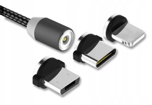 Kabel Magnetyczny Do Telefonu Smartfona 3w1 3 Kol