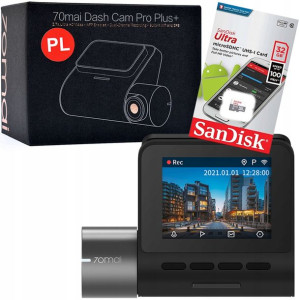 Wideorejestrator 70mai A500S Pro Plus + 32/100 GB