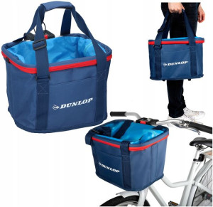 Torba rowerowa KOSZYK na zakupy kierownicę DUNLOP
