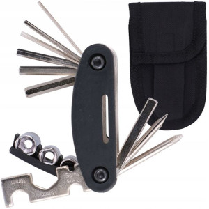 Zestaw narzędzi rowerowych 15 funkcji+ etui Dunlop