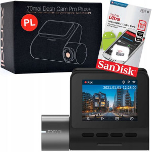 Wideorejestrator jazdy kamera 70mai A500S PRO 64GB