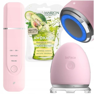 InFace PEELING KAWITACYJNY + masażer twarzy JAJKO