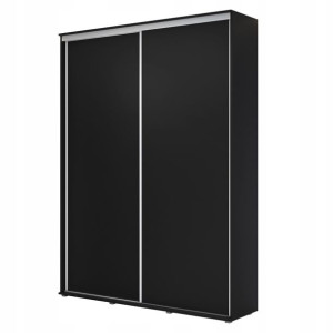 Szafa przesuwna ZUZA M 120x242x45 wysoka, czarny