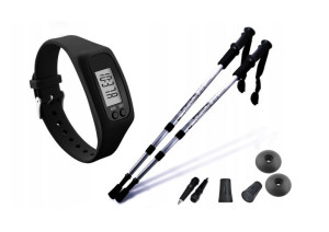 NORDIC WALKING kijki trekkingowe 2szt+ Krokomierz