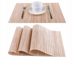 Podkładka na Stół pod Talerze Boho Beżowa 30x45