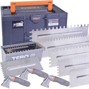TEBO Zestaw 16 elementów: 10 pac Switch,3 uchwyty Softgrip,Schowek, Walizka