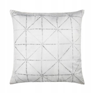 Poszewka Dekoracyjna Glossy Biała 45x45