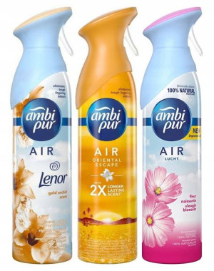Ambi Pur Odświeżacz Powietrza MIX 3x300ml spray Orchid Kwiat Orient