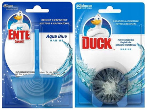 DUCK zawieszka do WC + krążek do spłuczki Marine