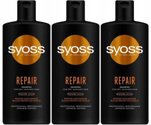 SYOSS Szampon do Włosów zniszczonych i suchych 440ml x3
