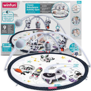 WinFun Edukacyjna Mata Kontrastowa z Pałąkami Smily 710011