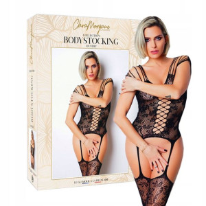 Bodystocking z otartym krokiem i pośladkami Piękne
