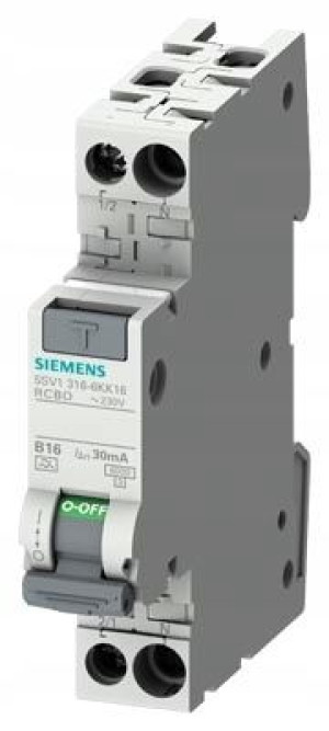 Wyłącznik Różnic-nadpr 2p 16a B 0,03a A Siemens