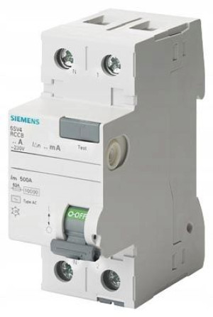 Wyłącznik różnicowoprądowy 2P 25A 0,03A AC Siemens