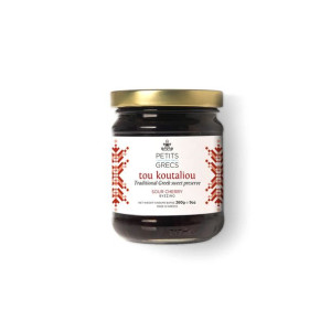 Tou Koutaliou | Greckie Kwaśne Wiśnie Zanurzone w Syropie 260g Petits Grecs