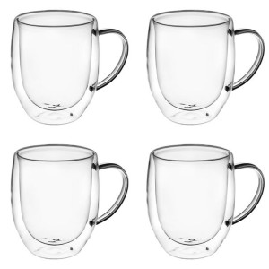 SZKLANKA termiczna na kawę herbatę 4x 340 ml kubek