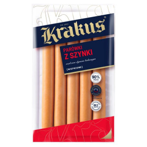 Parówki z szynki 200g Krakus