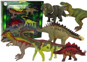 Zestaw 6 Figurek Dinozaury Duże Figurki 26cm