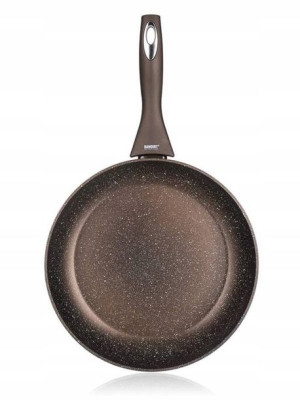 PATELNIA tradycyjna GRANITE BROWN 28 cm aluminium