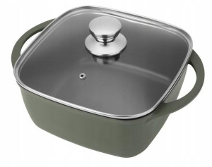 GARNEK KWADRATOWY PRESTO 28cm 7,4 L duży brytfanna