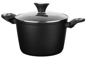 GARNEK WYSOKI CZARNY LIBERTO 22cm 4,9 L tradycyjny